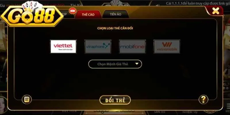 Hướng dẫn người chơi cách thức rút tiền Go88