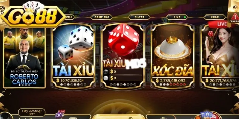 Tài xỉu Go88 mang đến các cuộc vui bất tận